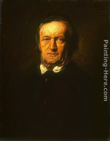 Bildnis Richard Wagner painting - Franz von Lenbach Bildnis Richard Wagner art painting